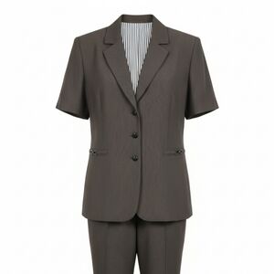 Tahari Arthur S Levine Elegant Women's Brown Pantsuit